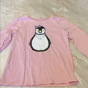 Lands’ End Girls M 10-12 Long Sleeve Girls Top